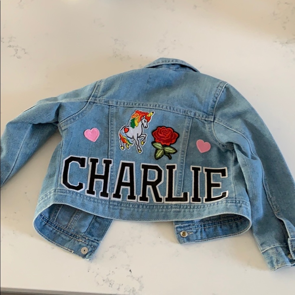 Custom denim jacket “CHARLIE “